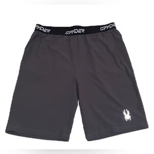 Spyder Alpine Shorts Mens Size L Black Athletic Active Stretch Lightweight